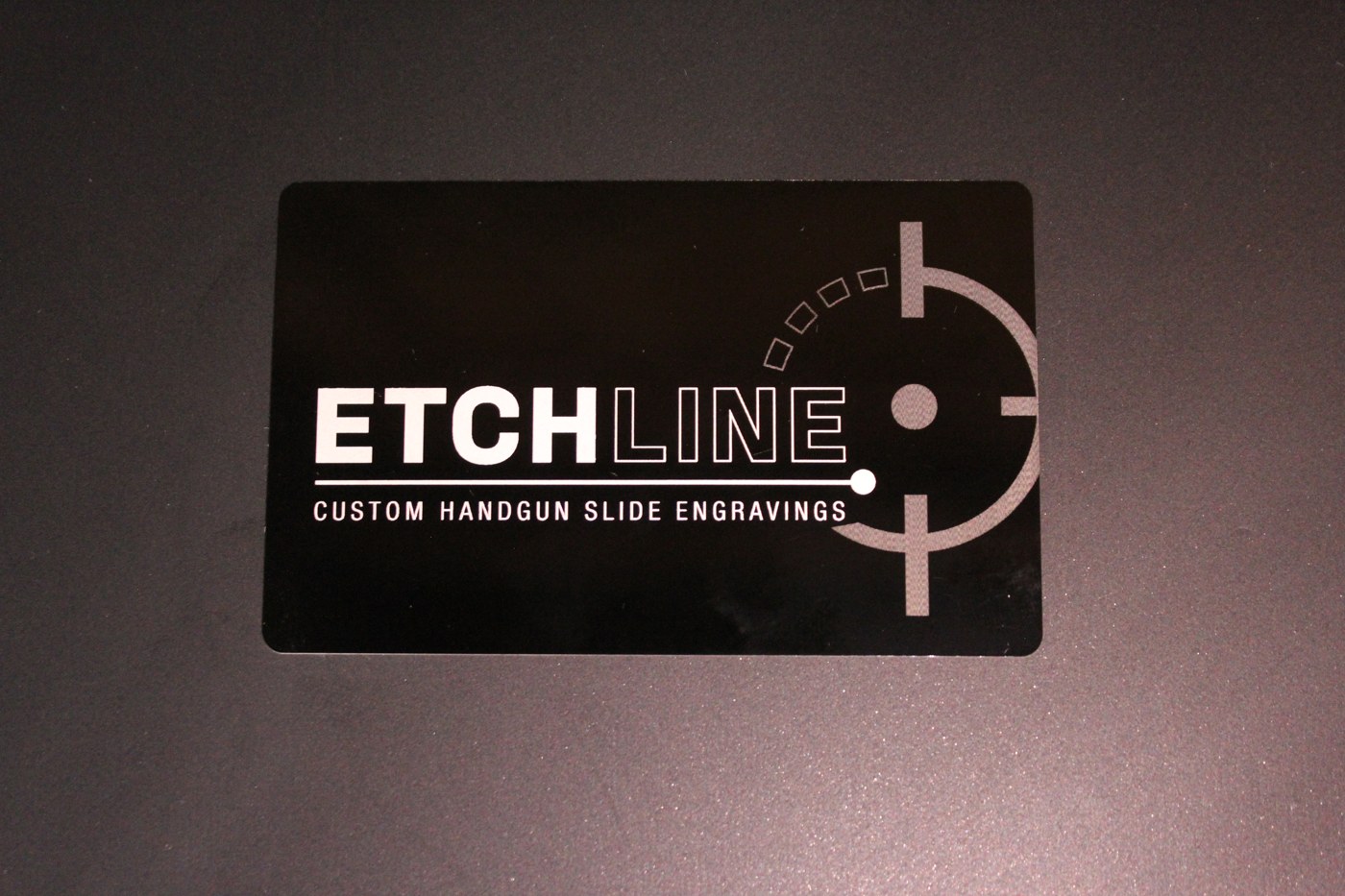 Business Card, black, front