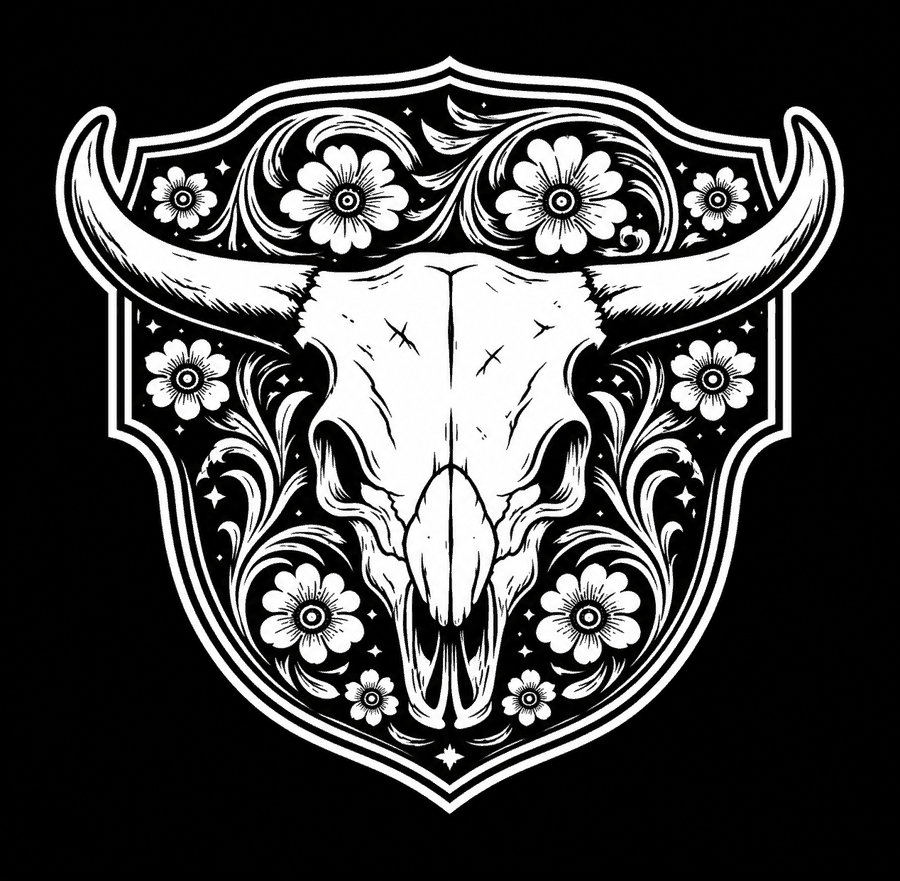 Bull Skull design